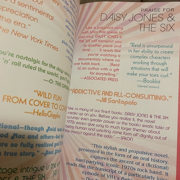 BOOK: Daisy Jones & The Six by Taylor Jenkins Reid - Picture 3 of 4